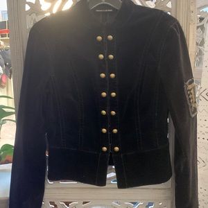 DKNY black military style jacket. Size S.